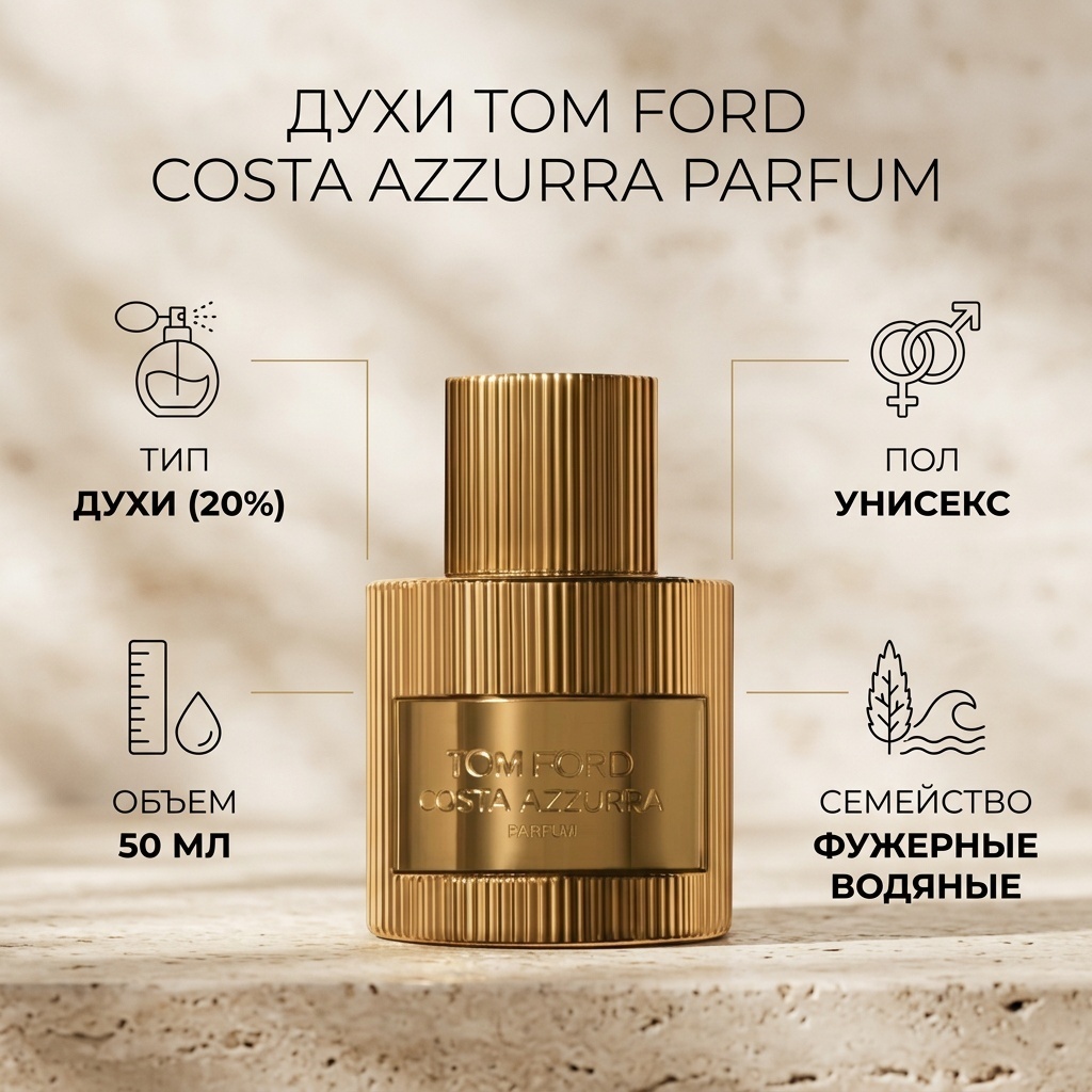 TOM FORD Costa Azzurra духи PARFUM 50 мл, унисекс