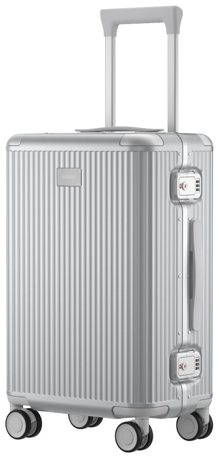 Чемодан Xiaomi Aluminum Frame Luggage 26" поликарбонат, алюминий 85 л серебристый