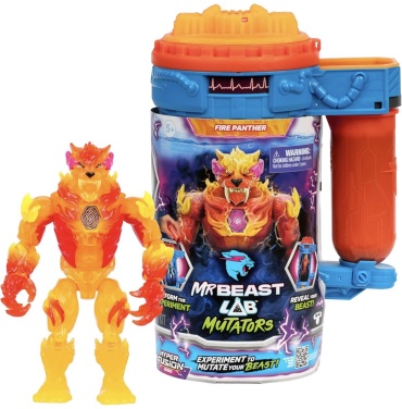 Beast Lab Mr Beast Lab Mutators Fire Panther Мистер Бист Лаборатория Мутантов Огненная пантера 14 см 1 шт