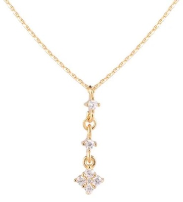 Rebecca длина 45 см ювелирный сплав, кристаллы Swarovski