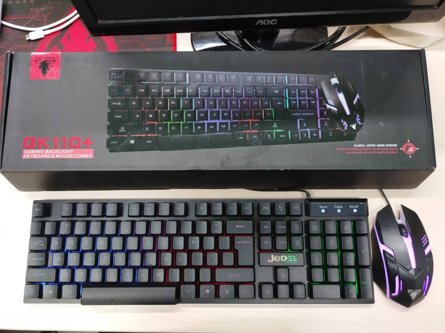 Клавиатура Jedel GK110+ черный