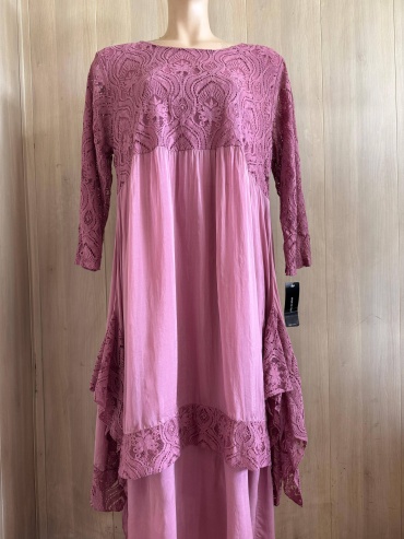 Повседневное платье FASHION розовый