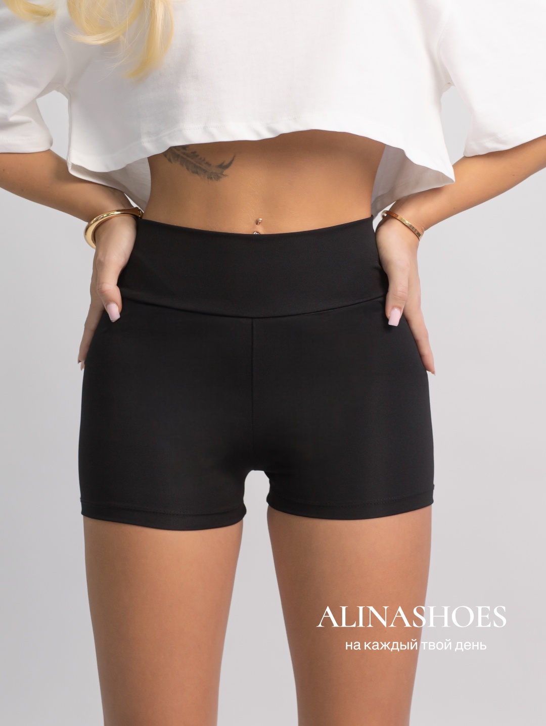 Велосипедки alinashoes черный