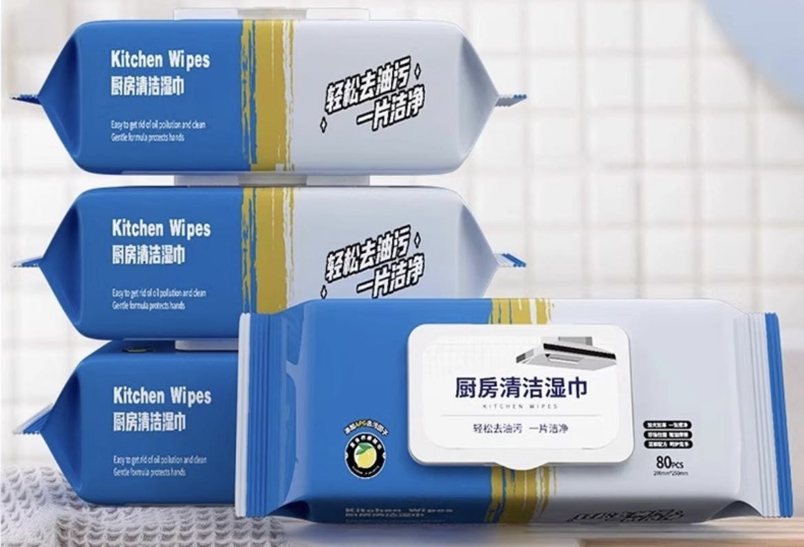 Влажные салфетки Kitchen Wipes 80 шт