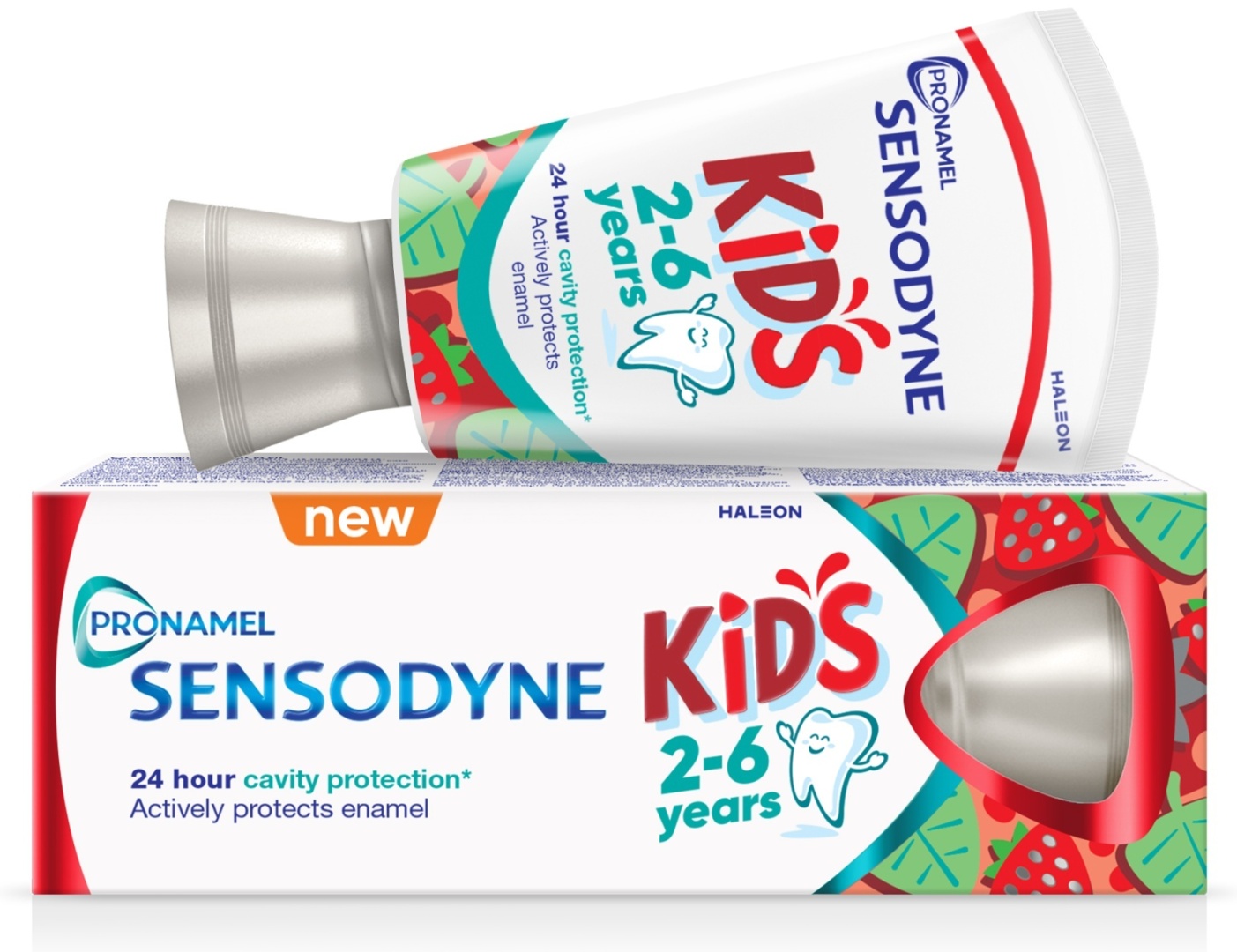 Sensodyne зубная паста Kids Клубничный коктейль 50 мл