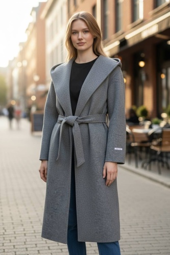 Пальто Ayka Exclusive серый