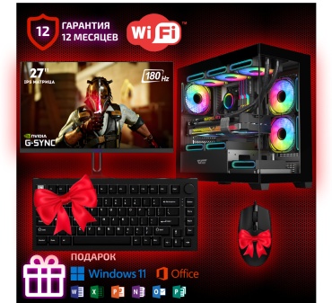 Ucomp i7-14700KF / RTX 4060 Ti 16 Гб / 32 Гб / SSD 1000 Гб / Win 11