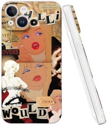 Чехол Mcover для Apple iPhone 14 рисунок
