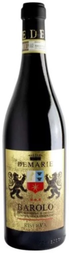 Вино Demarie Barolo Riserva DOCG сухое красное 14.5% 0.75 л
