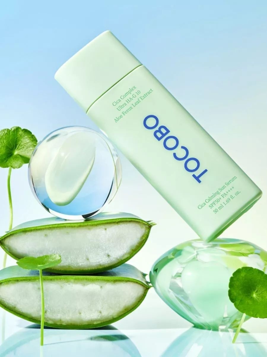Tocobo сыворотка Cica Calming Sun SPF50 для лица, для зоны декольте 50 мл, фото 6