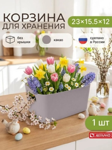 Архимед ящик универсальный 23x15x12 см, пластик