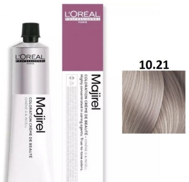 Loreal Professionnel Paris Majirel 10.21 blond tres-tres clair irise cendre platinblond крем-краска 50 мл