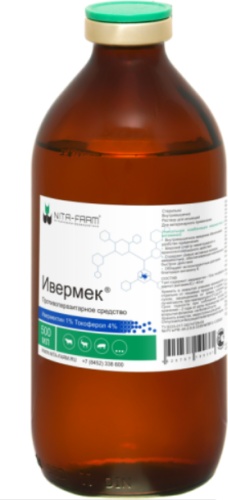NITA-FARM Ивермек антигельминтный инъекции 500 мл