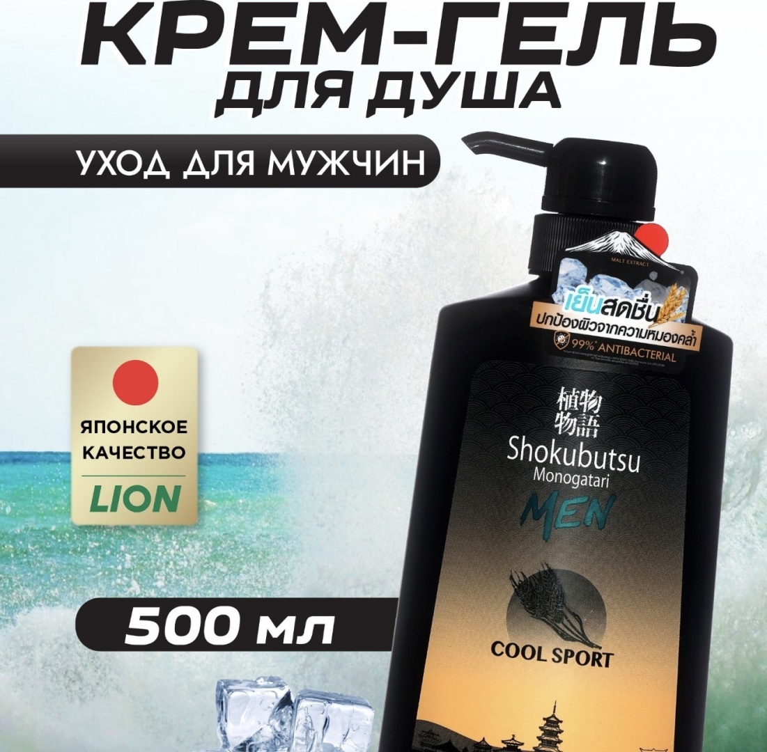LION Men cool sport гель 500 мл