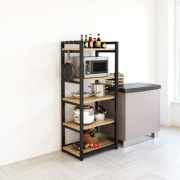 Стеллаж напольный EcoloftST 0207, 60x40x150 см, коричневый