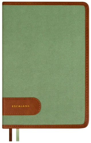 Ежедневник Escalada ПИКЕ, A5, 160 л, зеленый