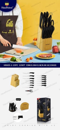 Нож поварской Haus Roland, лезвие: нержавеющая сталь 12 шт