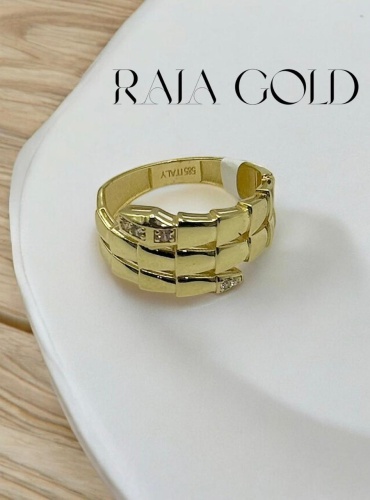 Raia Gold 702082 размер 18 вес 2.56 г золото, без вставок
