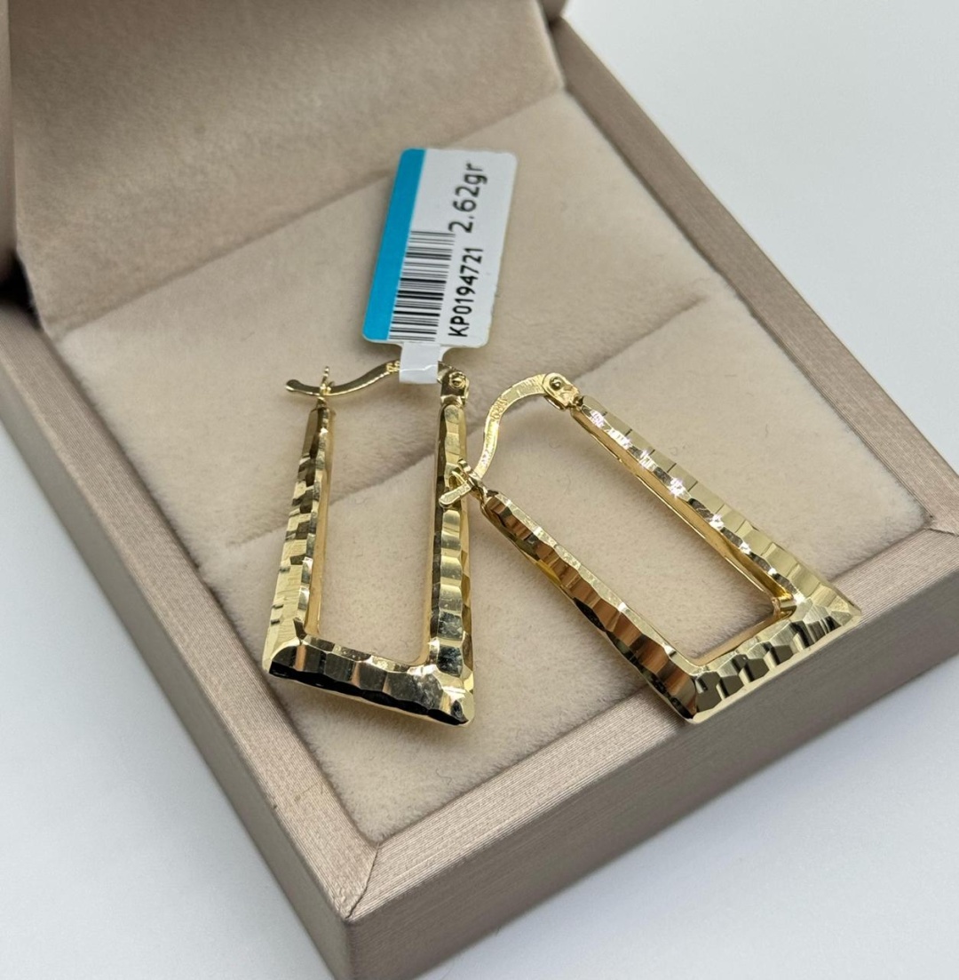 Серьги SKY GOLD SG_серьги вес 2.62 г золото, без вставок
