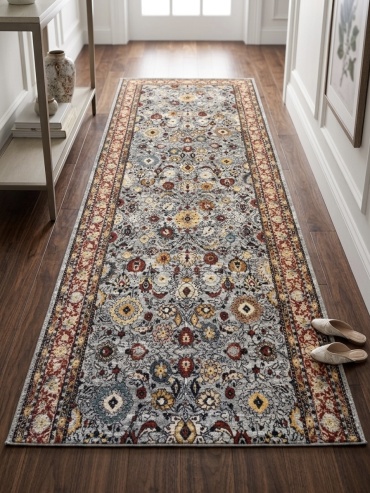 Ковровая дорожка Oasis короткий ворс, полиэстер, 120 см x 4 м