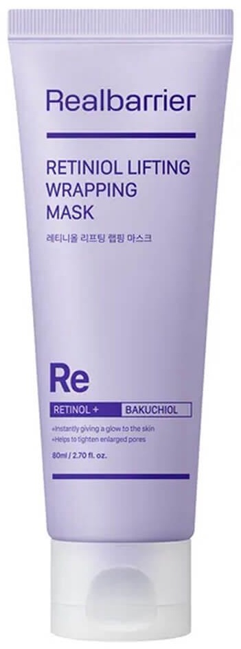 Маска для лица Real Barrier пленка Retiniol Lifting Wrapping Mask - Омолаживающая маска-пленка с ретинолом и коллагеном 80 мл