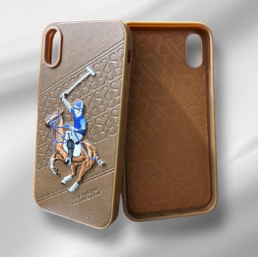 Чехол Santa Barbara Polo & Racquet Club для Apple iPhone Xr коричневый