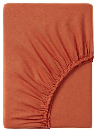 Простыня IKEA DVALA 90x200, хлопок