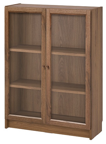 Стеллаж напольный IKEA BILLY / OXBERG, 80x30x106 см, коричневый