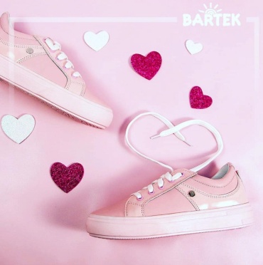 Кеды Bartek розовый