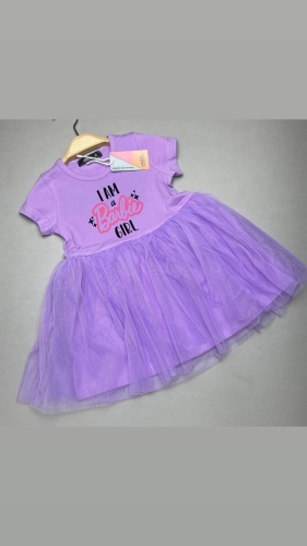 Нарядное платье KOZ timesin I AM a Barbie GIRL сиреневый