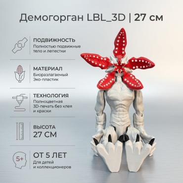 3D Подвижный Демогорган