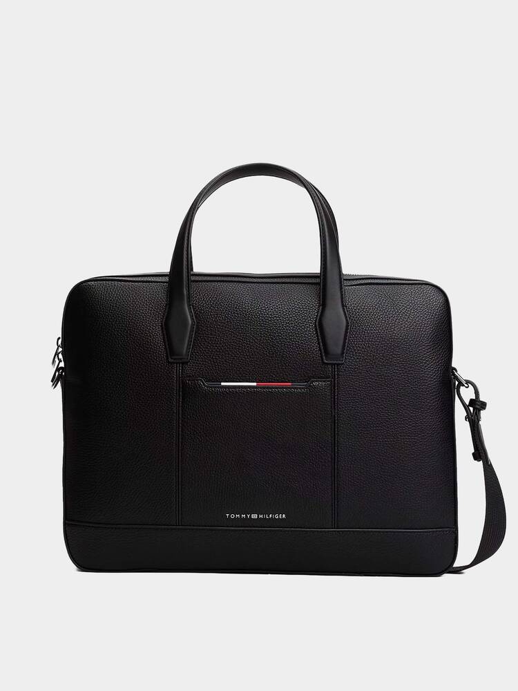 Сумка мессенджер Tommy Hilfiger полиуретан черный