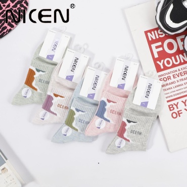 Носки NICEN 5 пар мультиколор 36-41
