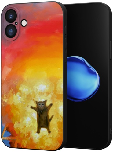 Чехол Mcover для Apple iPhone 16 Plus рисунок