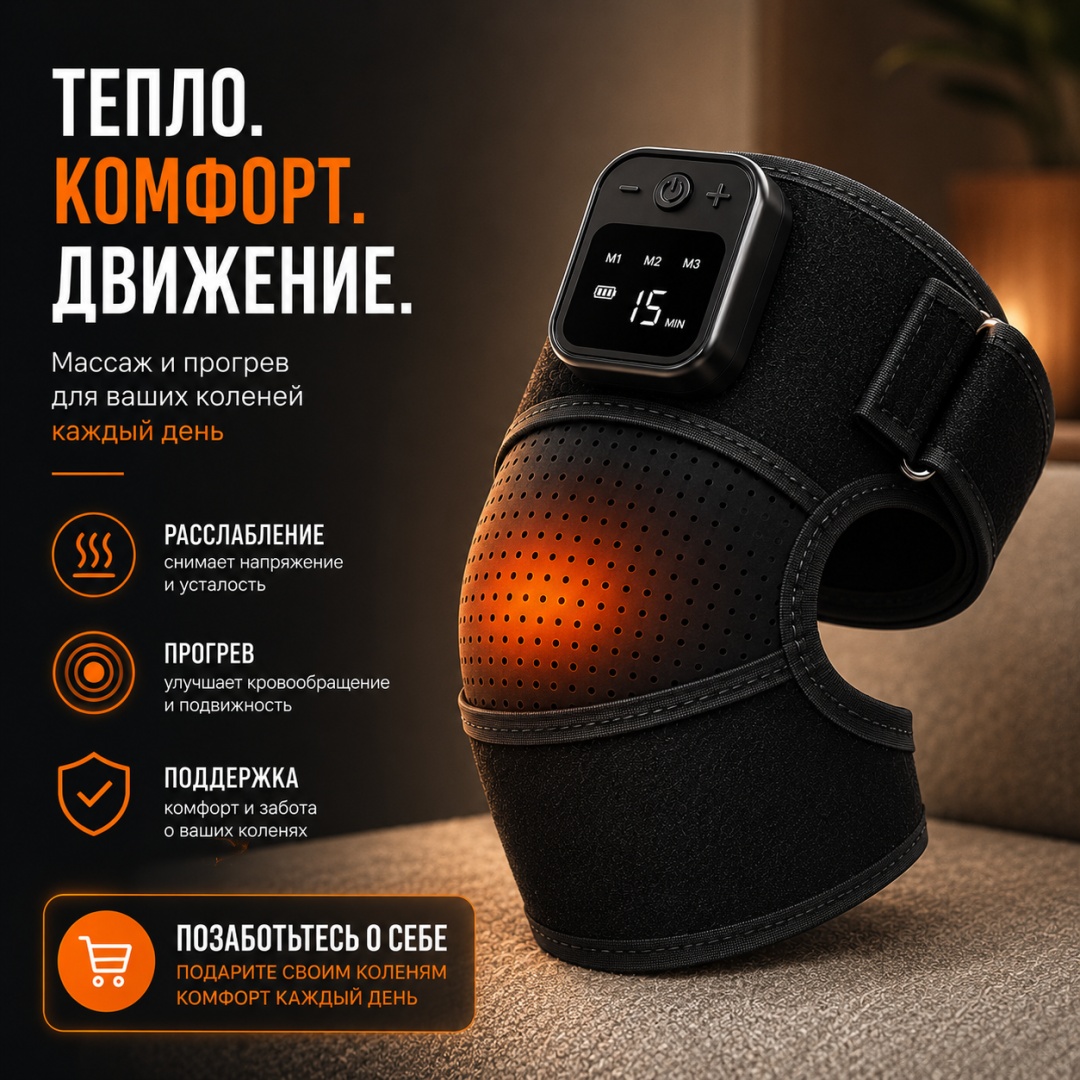 Массажер M3 Heat манжета вибрационный, инфракрасный прогрев
