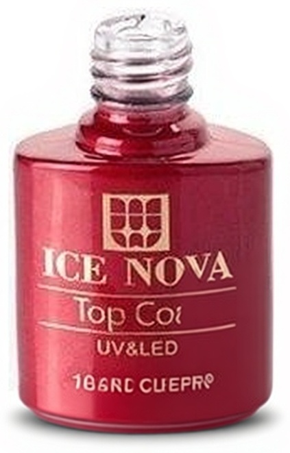 Ice Nova верхнее покрытие Top coat прозрачный глянцевое 10 мл