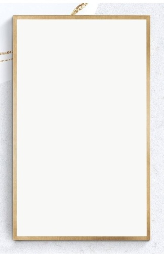 Рамка прямоугольная 30x70 см FrameKz, пластик, полистирол, МДФ, картон, акрил