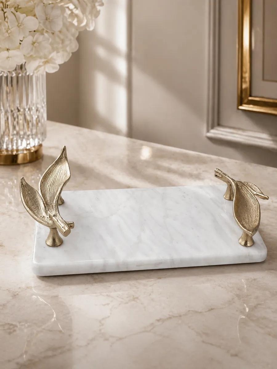 Поднос Garda Decor 334208673 белый