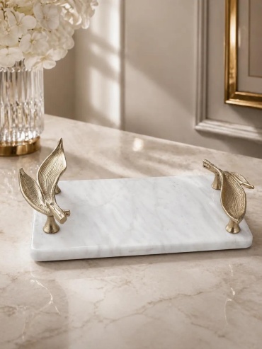 Поднос Garda Decor 334208673 белый
