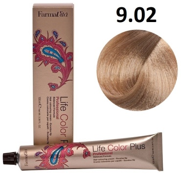 FarmaVita Life Color Plus 9.02 очень светлый блондин жемчужный крем-краска 100 мл