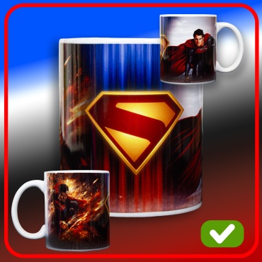 Кружка NUTRIX SUPERMAN, 300 мл, керамика, 1 шт.