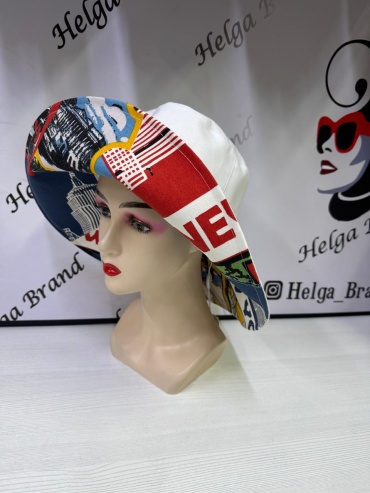 Шляпа HLG-Brand размер 58, 59, 60, мультиколор