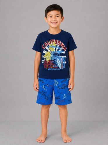 Пижама Vitmo kids темно-синий
