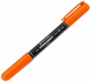 Маркер Centropen Centropen 2846, 1 шт, 1 мм, Оранжевый