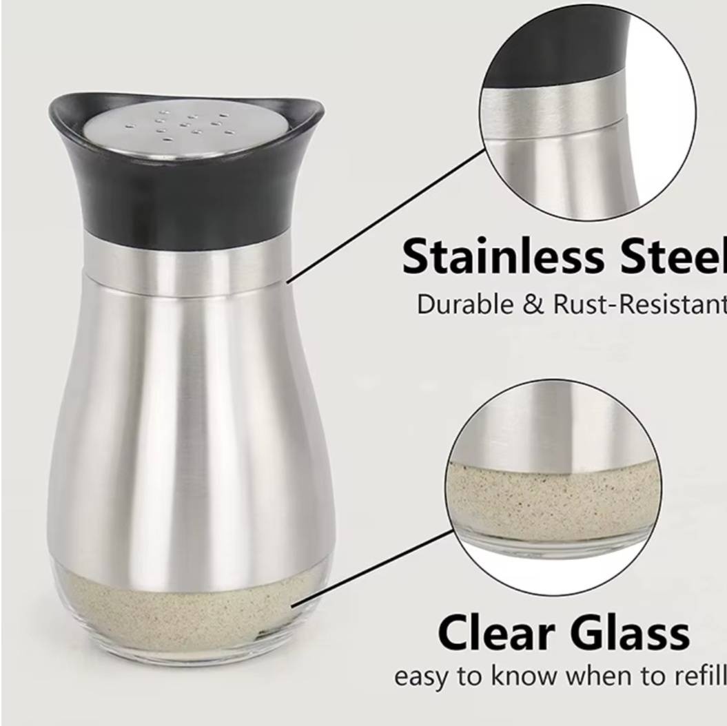 Seasons емкость для специй Seasoning bottle, нержавеющая сталь, пластик, стекло