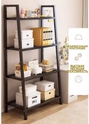 Стеллаж напольный stelblack, 60x35x150 см, черный