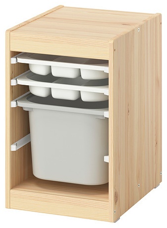 Детский стеллаж IKEA TROFAST, 34x44x53 см, белый