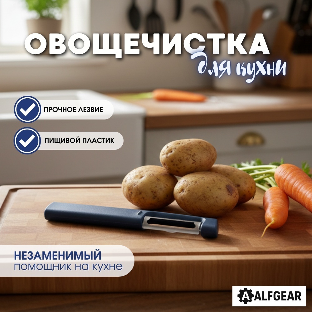 ALFGEAR овощечистка Синий-1 синий