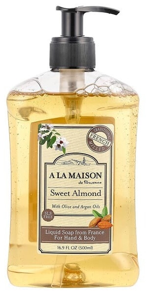 Жидкое мыло туалетное A La Maison de Provence Жидкое мыло для рук и тела, сладкий миндаль 500 г