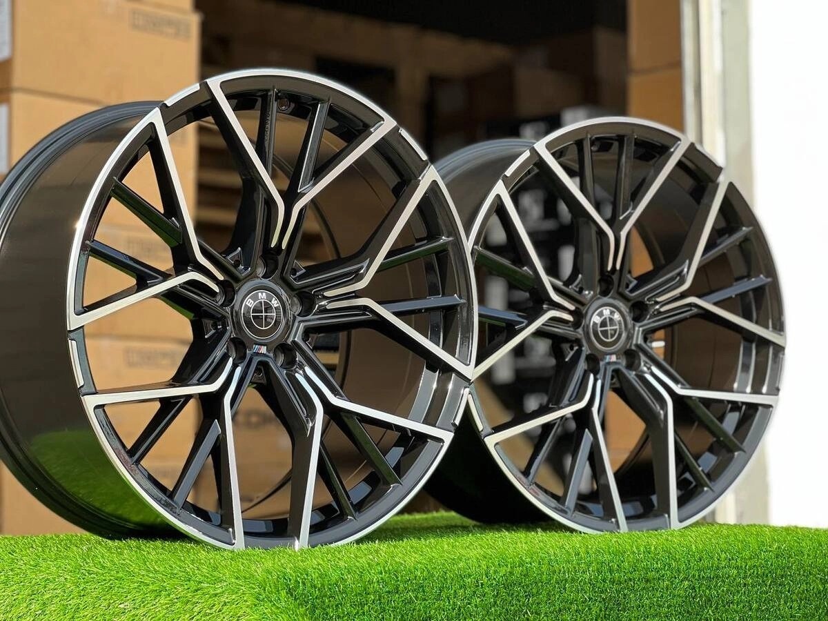 KOKO bmw-811m-0316-GLOSS BLACK FACE 8.5/9.5x20/5x112 D66.6 ET26 4 диска черный